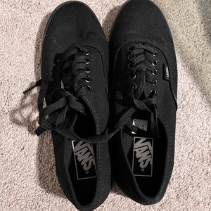 Black size 8.5 womens vans